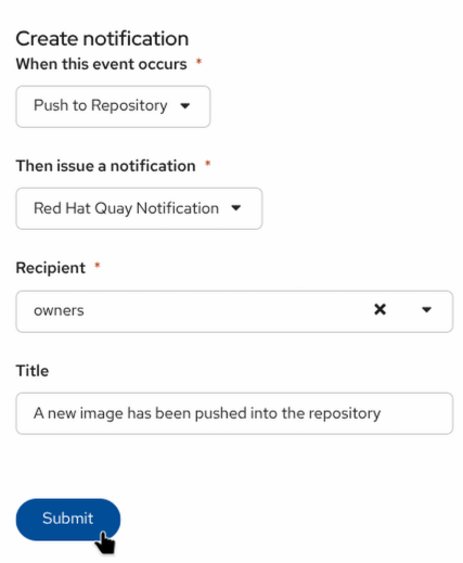 Notification Configuration