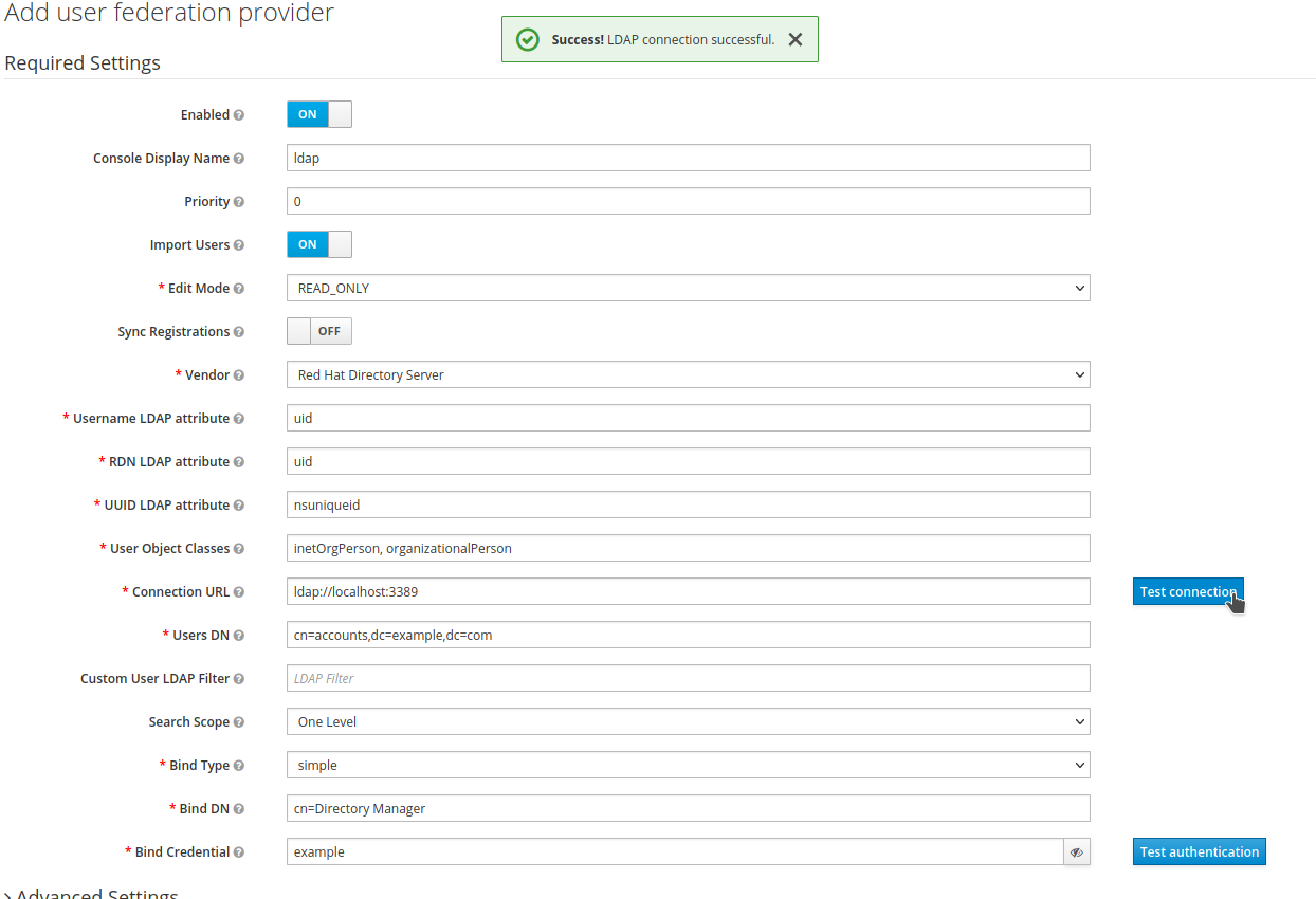 ldap conn test